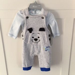 Baby boys overall set